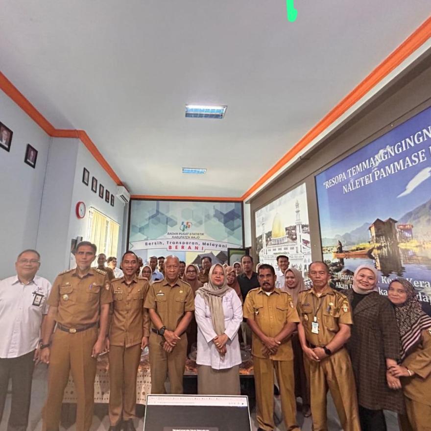 Pembinaan Ke-3 Program Desa Cantik Kelurahan Tempe Sukses Digelar di Kantor BPS